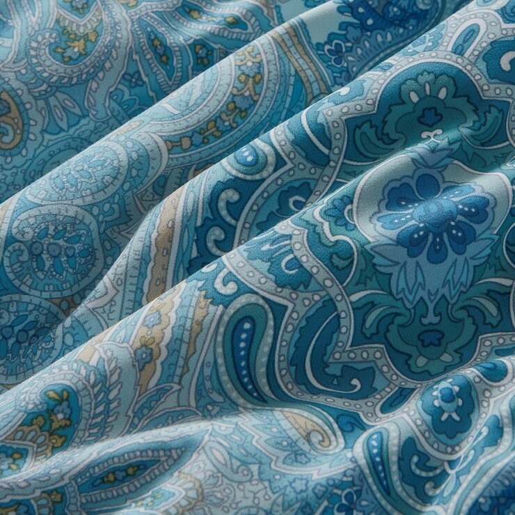 Hotel Grand 雙人白鵝絨可水洗子母被 180公分 X 210公分 藍