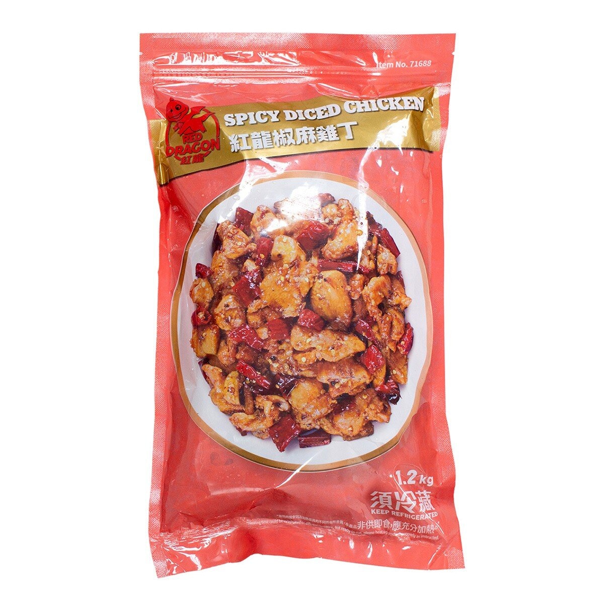RED DRAGON 紅龍椒麻雞 600公克X2(1.2K)SPICY DICED CHICKEN