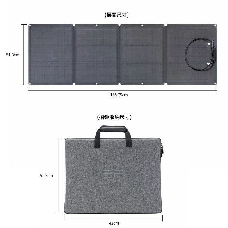 EcoFlow 110W 可攜式太陽能板 EcoFlow 110W 可攜式太陽能板