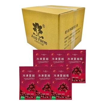 亞細亞田園 冷凍蔓越莓1.5公斤X6包