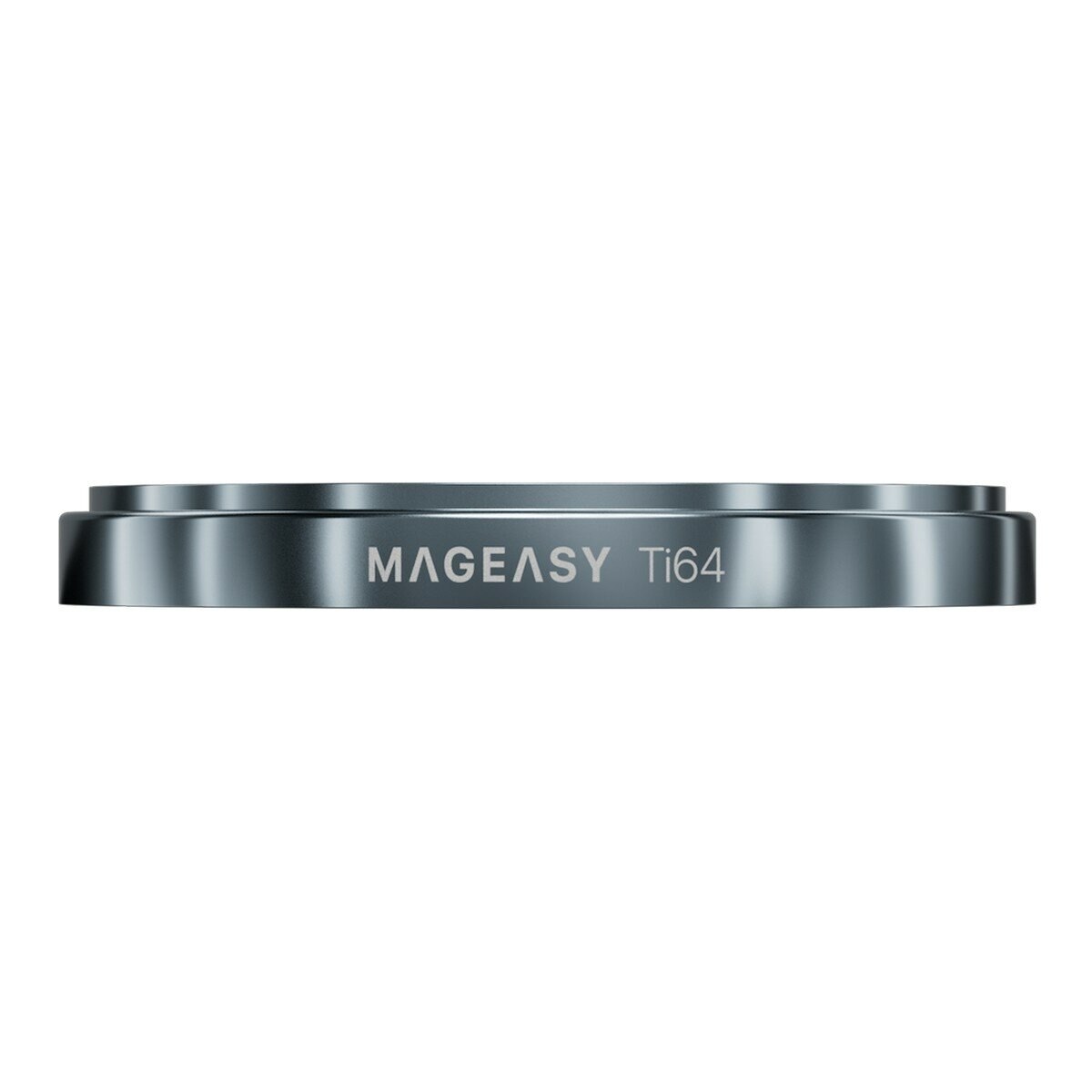 MAGEASY MagStand 360 M 磁吸旋轉支架防摔手機殼 iPhone 17 Pro(透明) + 鏡頭保護貼Lenz 鈦合金(迷霧鈦) + Vetro 9H 鋼化玻璃保護膜