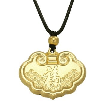 24K黃金項鍊 古法天賜鴻福鎖包 386厘