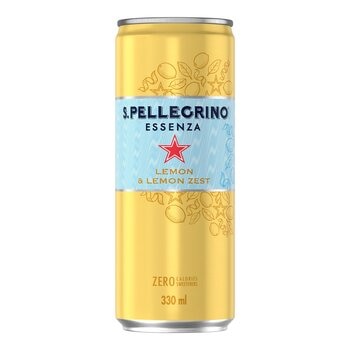 San Pellegrino 聖沛黎洛 零卡香氛氣泡飲 冰心凍檸風味 330毫升 X 24罐