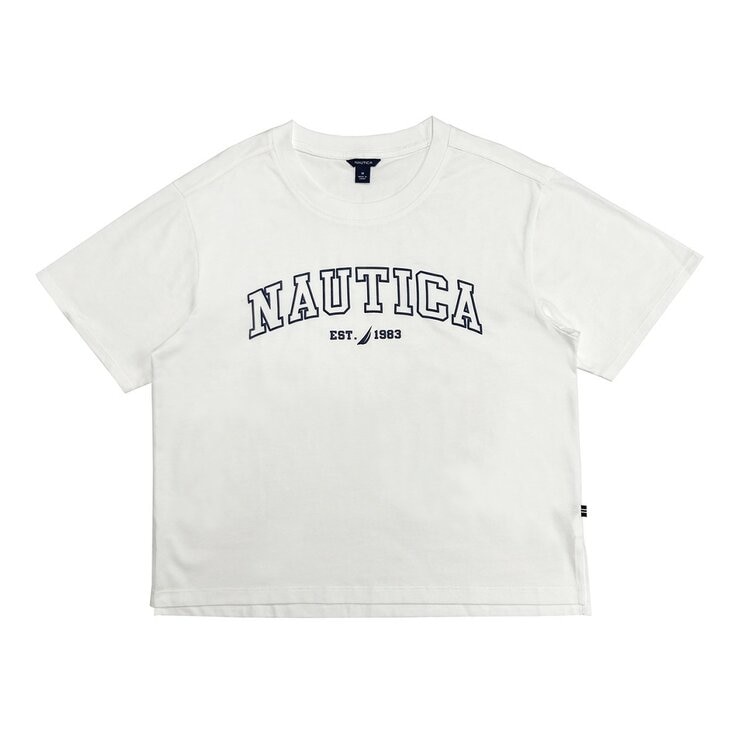 Nautica 女圓領短袖Logo上衣 Nautica 女圓領短袖Logo上衣