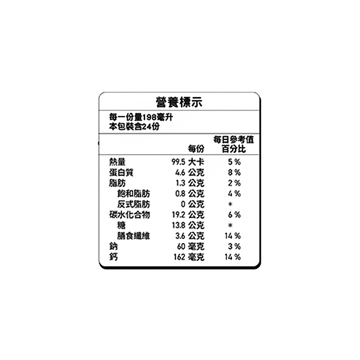 克寧 芒果高纖牛奶 198 毫升 X 24 入
