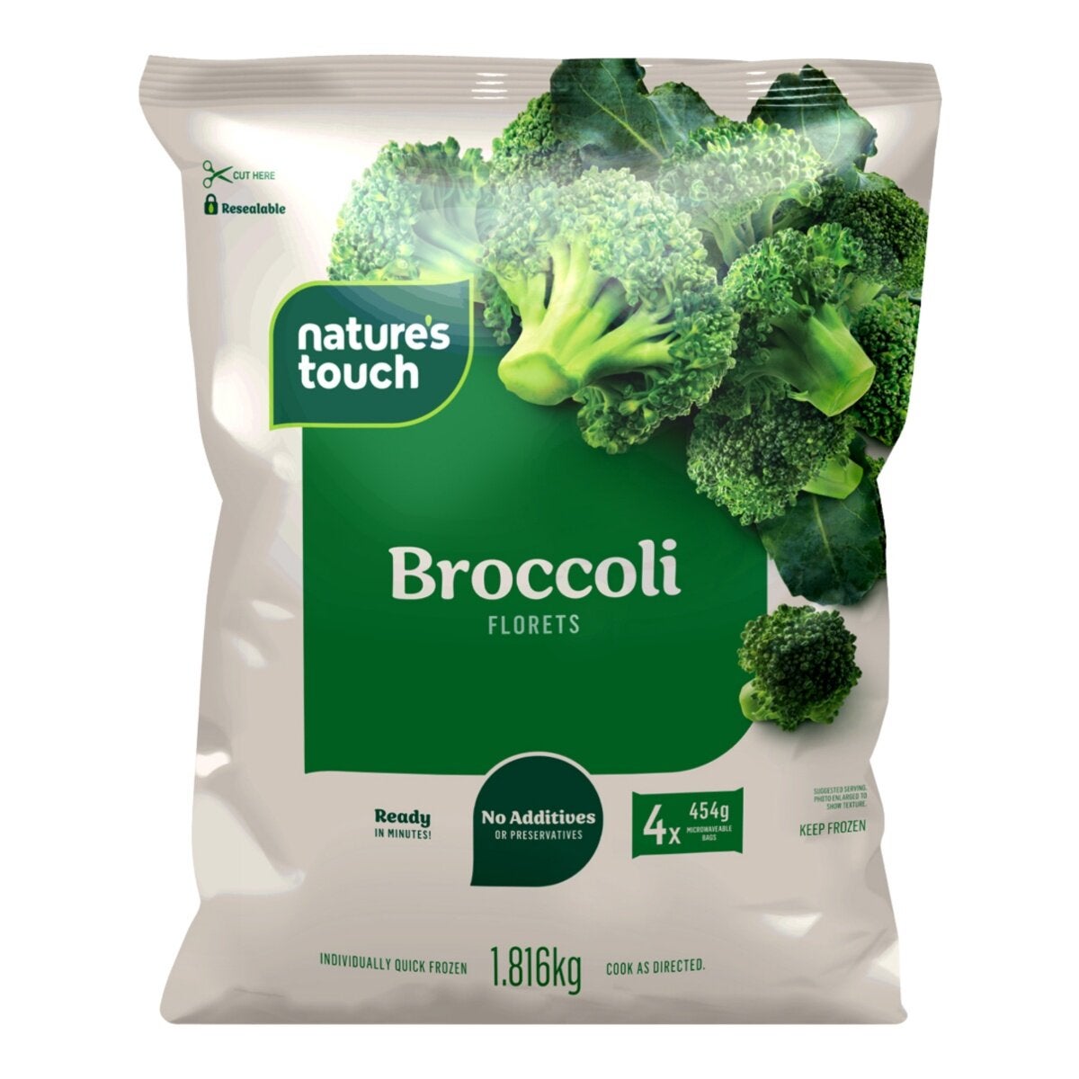 Nature's Touch 冷凍青花菜 454公克 X 4包 Nature's Touch 冷凍青花菜 454公克 X 4包