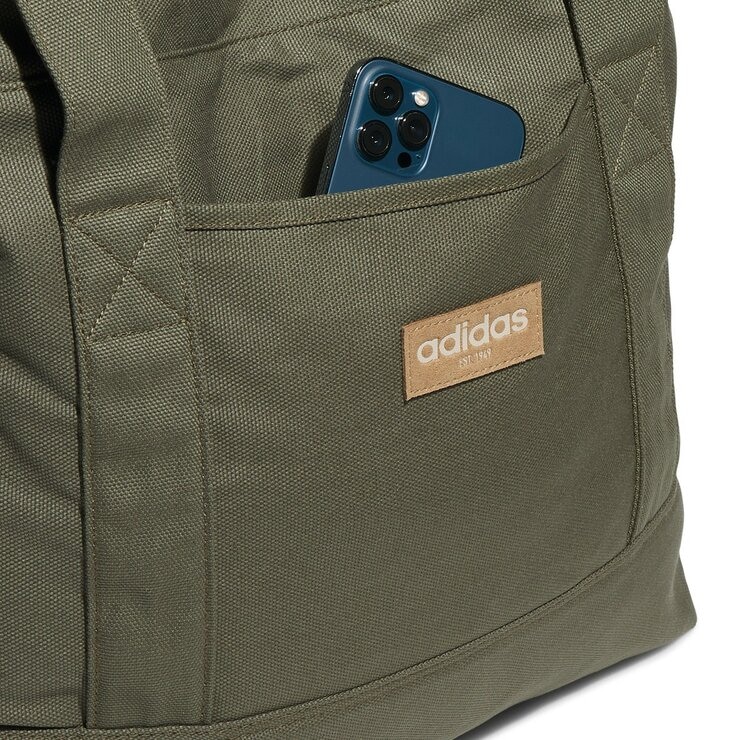Adidas 帆布托特包 橄欖綠