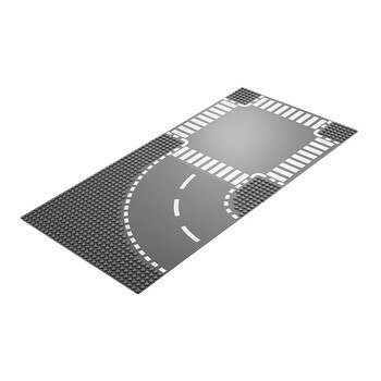Lego 城市系列彎道 + 十字路口 Lego 城市系列彎道 + 十字路口