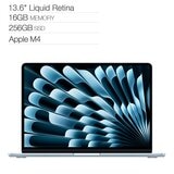 Apple 13吋 MacBook Air 搭配 Apple M4 晶片 10 核心 CPU 8 核心 GPU 16GB 256GB SSD