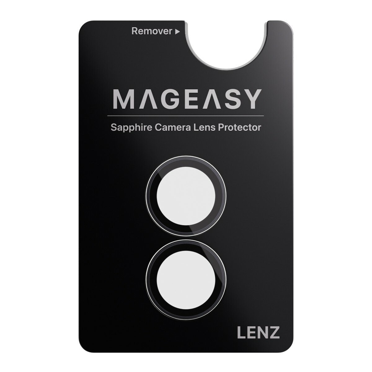 MAGEASY MagStand 360 M 磁吸旋轉支架防摔手機殼 iPhone 17 (透明) + 鏡頭保護貼Lenz(煙霧藍) + Vetro 9H 鋼化玻璃保護膜