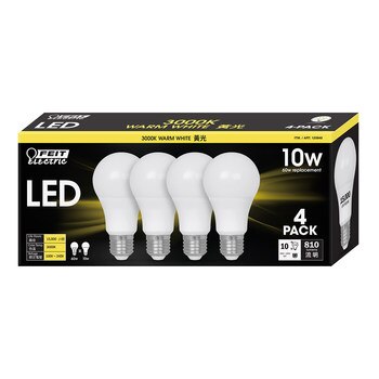 Feit 10W LED 球泡燈 4入 黃光 Feit 10W LED 球泡燈 4入 黃光