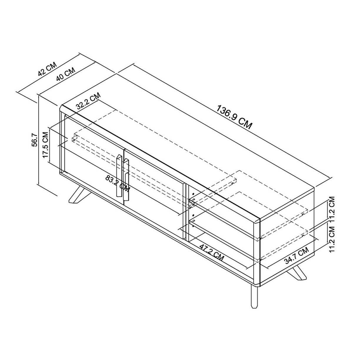 Bentley Designs Kristen 電視櫃