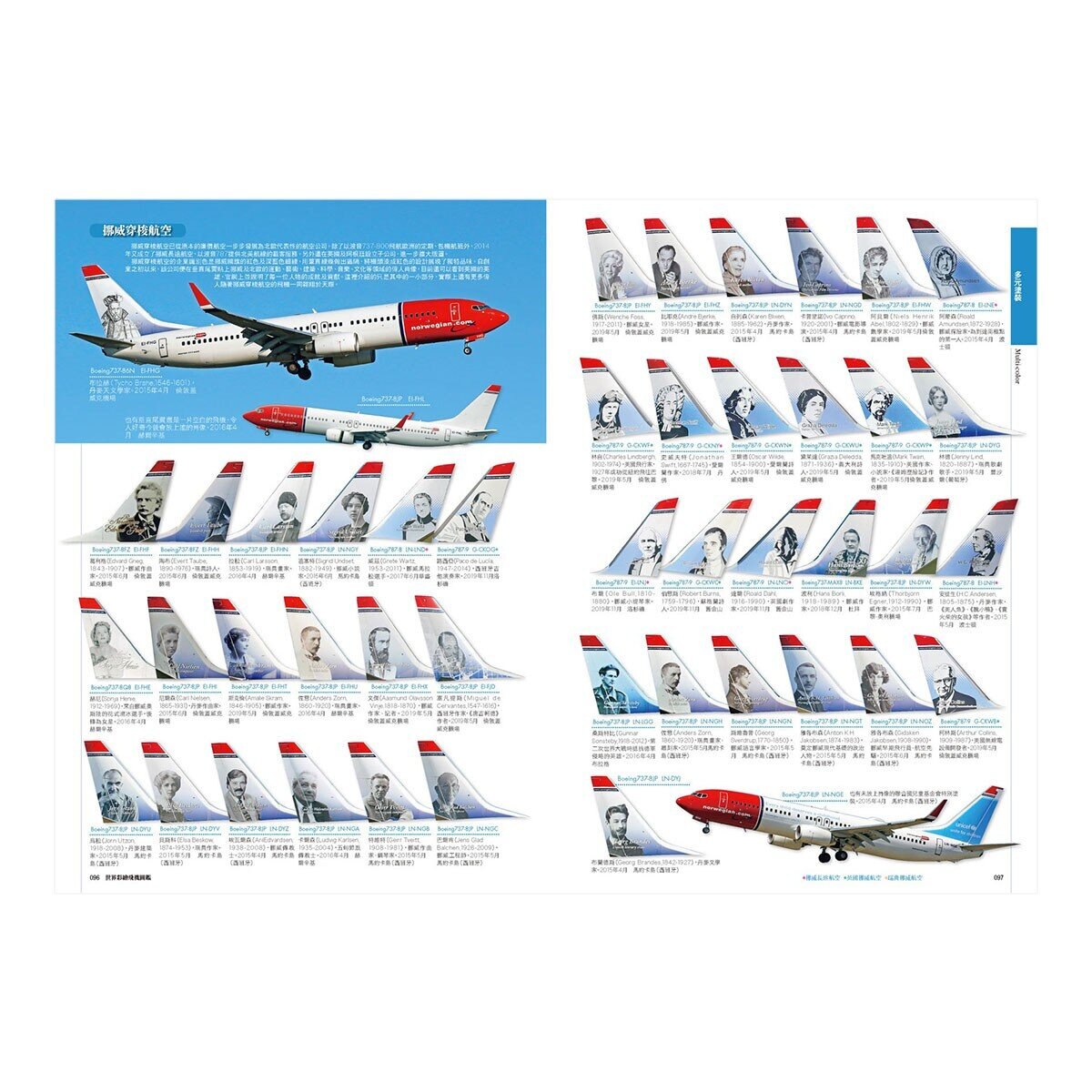 世界彩繪飛機圖鑑：收錄730種特色主題塗裝！世界飛機系列