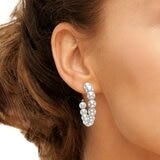 淡水珍珠耳環 14K黃K金 6公釐-7公釐