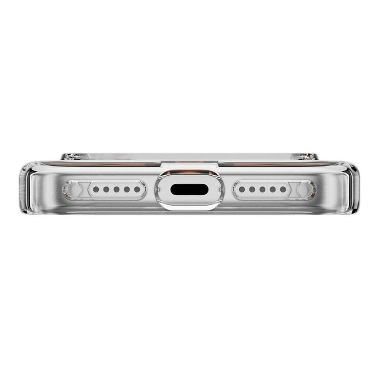 MAGEASY Bright M 不發黃軍規磁吸透明殼 iPhone 17 Pro(珊瑚磁圈) + 鏡頭保護貼Lenz鈦合金(午夜鈦) + Vetro 9H 鋼化玻璃保護膜