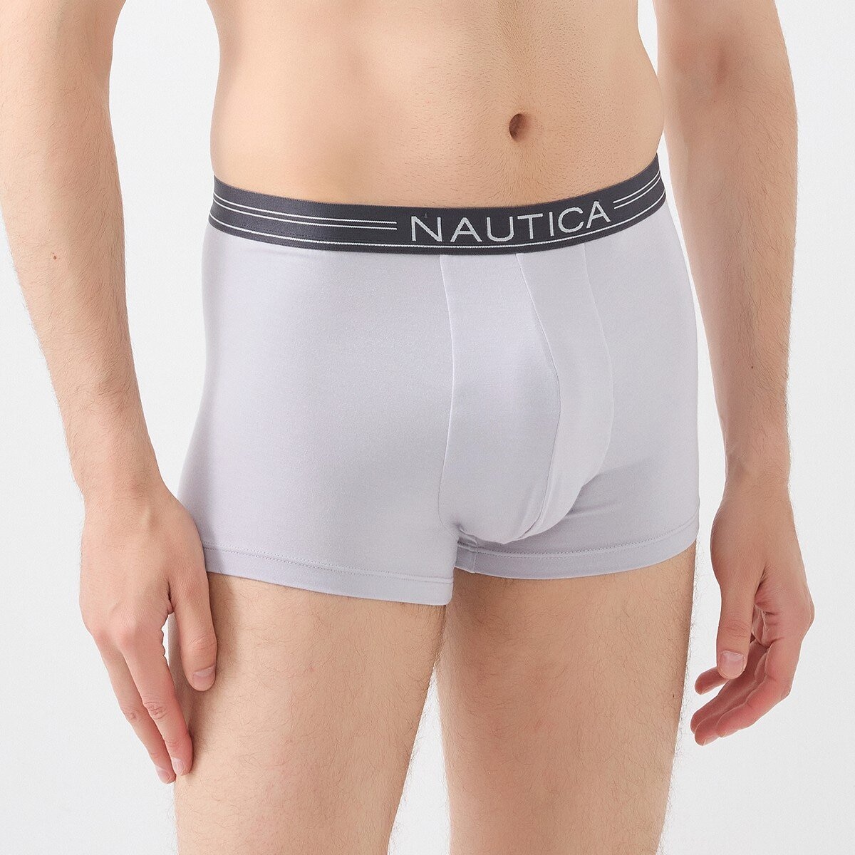 Nautica 男莫代爾平口褲四入組 S