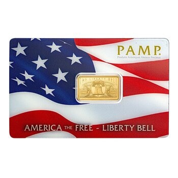 PAMP 自由之鐘黃金條塊 999.9純金 5公克