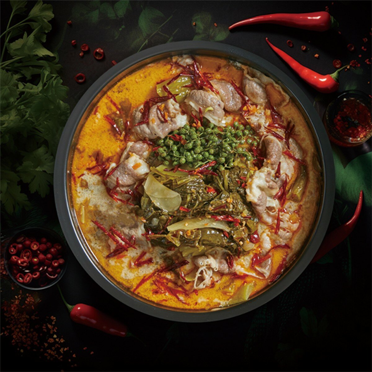 撈王 藤椒酸菜鍋湯底