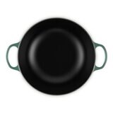 Le Creuset 媽咪鑄鐵鍋 含鋼頭鍋蓋 28公分 綠光森林