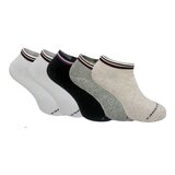Tommy Hilfiger 女踝襪 5入組 白+白+黑+灰+米
