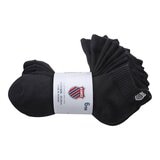 K-SWISS 男襪六雙組 黑