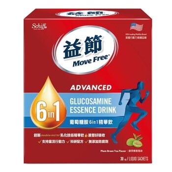 益節 葡萄糖胺六合一精華飲 25毫升 X 30包