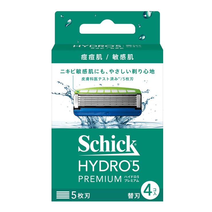 舒適牌 Hydro水次元5 敏感肌刮鬍刀片 8入
