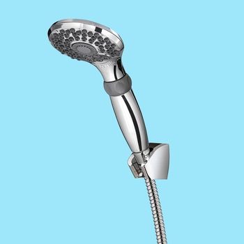 Waterpik® 4 段可調蓮蓬頭附 1.5 公尺不鏽鋼水管 Waterpik® 4 段可調蓮蓬頭附 1.5 公尺不鏽鋼水管