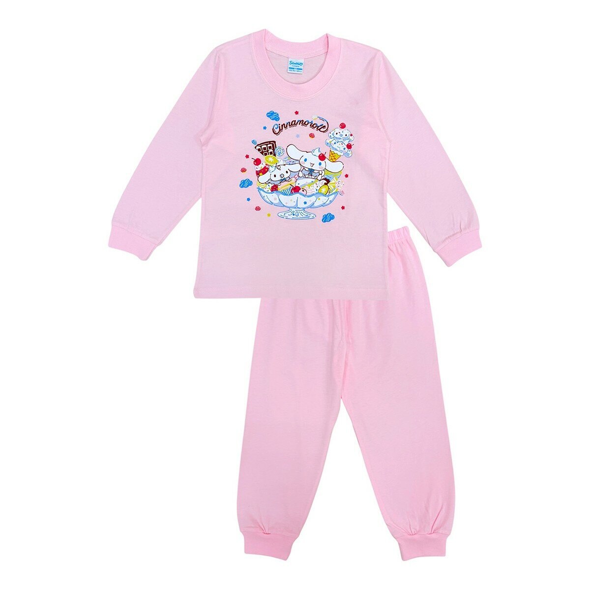 女童卡通圖案長袖居家組 8 SANRIO 女童卡通圖案長袖居家組 8 SANRIO