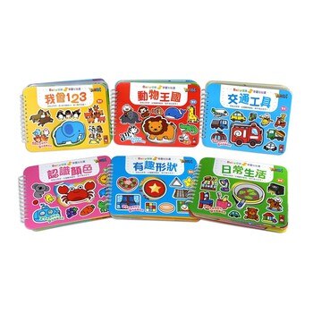 Baby趣味學習貼貼書 (6冊) Baby趣味學習貼貼書 (6冊)