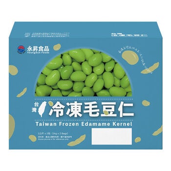 永昇 台灣冷凍毛豆仁 1公斤 X 2入 永昇 台灣冷凍毛豆仁 1公斤 X 2入