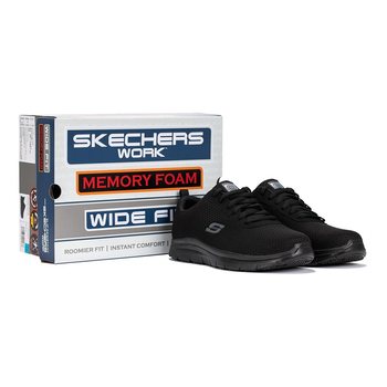 Skechers 男輕量工作防滑鞋