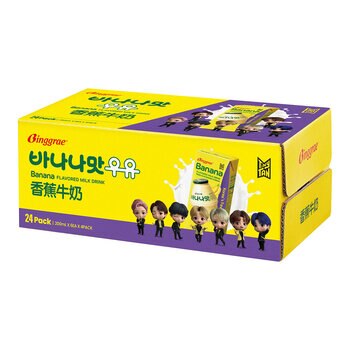 Binggrae 香蕉牛奶 保久調味乳 200毫升 X 24入