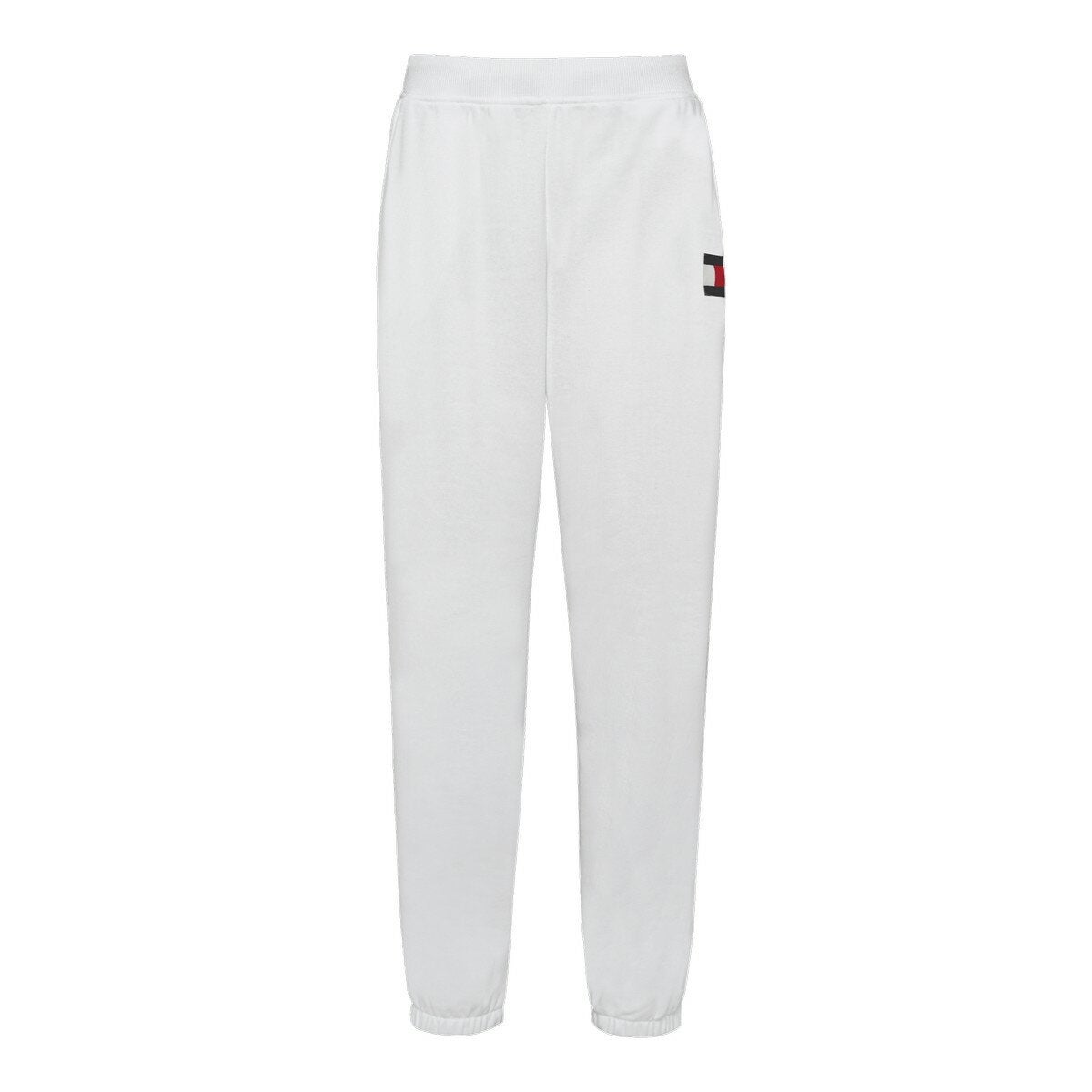 Tommy Hilfiger 女刺繡Logo休閒束口長褲 白 Tommy Hilfiger 女刺繡Logo休閒束口長褲 白