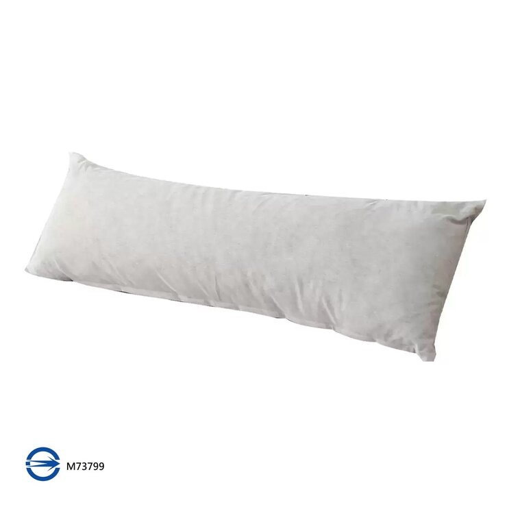 CASA 嚴選素柔長抱枕 120公分 X 45公分 米