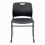 Musical Chairs Harmony 可堆疊訪客椅 2入組 黑