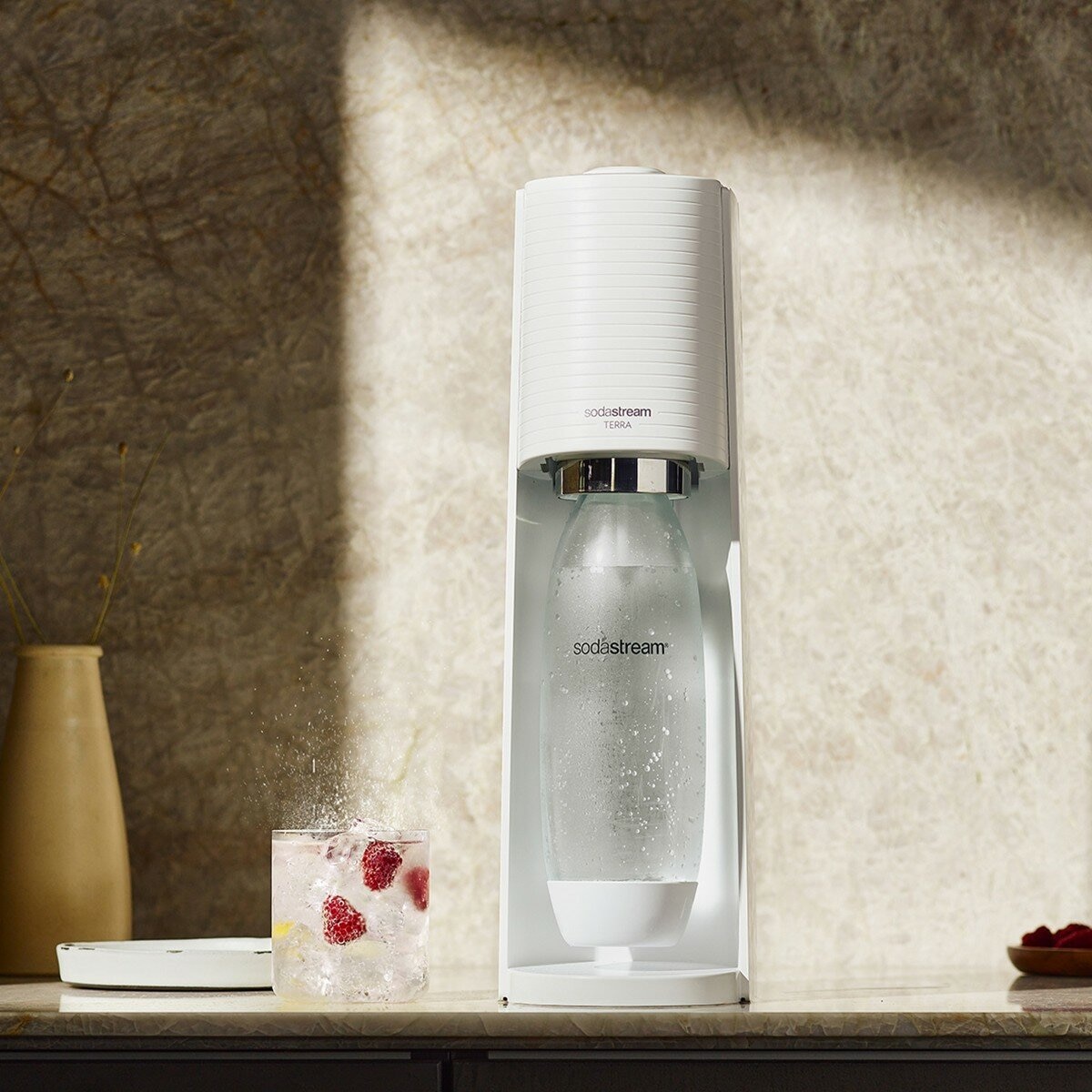 SodaStream Terra 自動扣瓶氣泡水機 白
