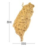 Totally Bamboo 竹製砧板 / 點心盤 台灣地圖造型