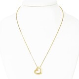 14K黃K金心型項鍊