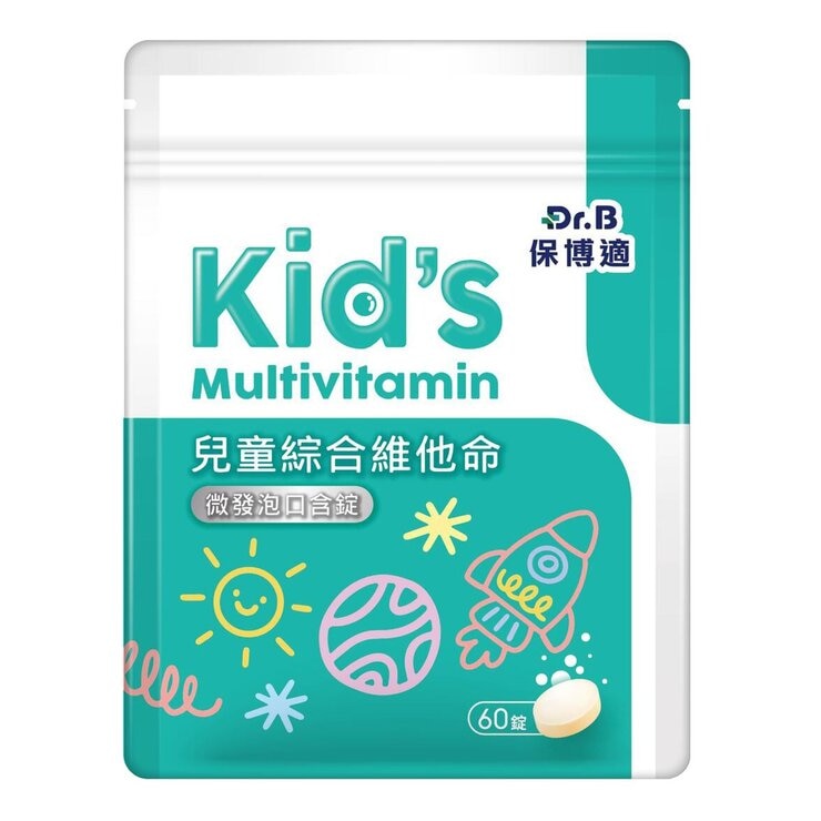 Dr.B Kids’ Multivitamin 60-Tablet X 2-Pack