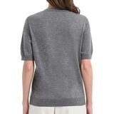 Brush Finch 女短袖毛衣 灰