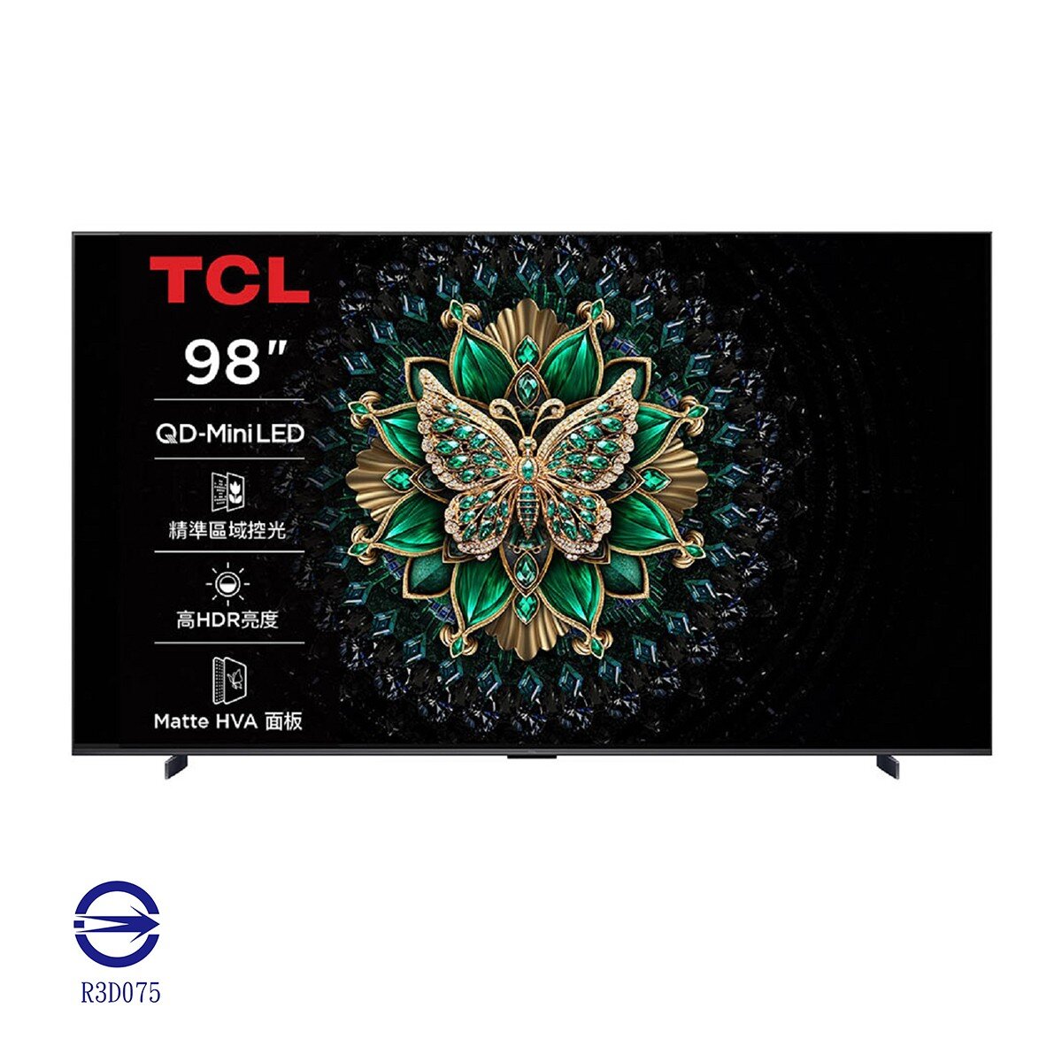 TCL 98吋 4K Mini LED Google TV 量子智能液晶顯示器 不含視訊盒 98C6K