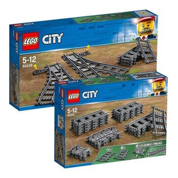 Lego 城市系列火車軌道2入組 Lego 城市系列火車軌道2入組