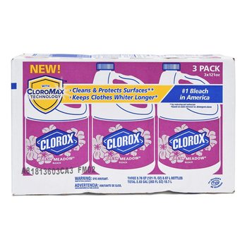 Clorox 高樂氏 清新牧草香漂白水 3.57公升 X 3入 Clorox 高樂氏 清新牧草香漂白水 3.57公升 X 3入