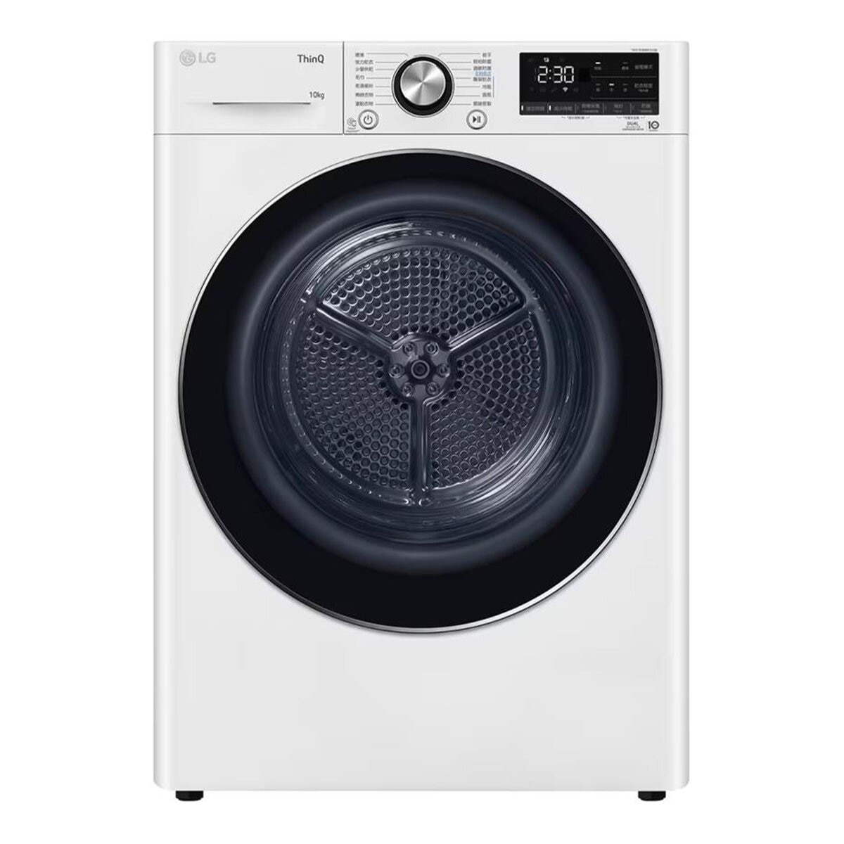 LG 10.5公斤 蒸洗脫滾筒洗衣機 WD-S105VCW + 10公斤 免曬衣乾衣機 WR-100VW