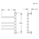 Kohler 電熱毛巾架 110V