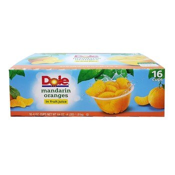 Dole 橘子果肉水果杯 113公克 X 16入 Dole 橘子果肉水果杯 113公克 X 16入