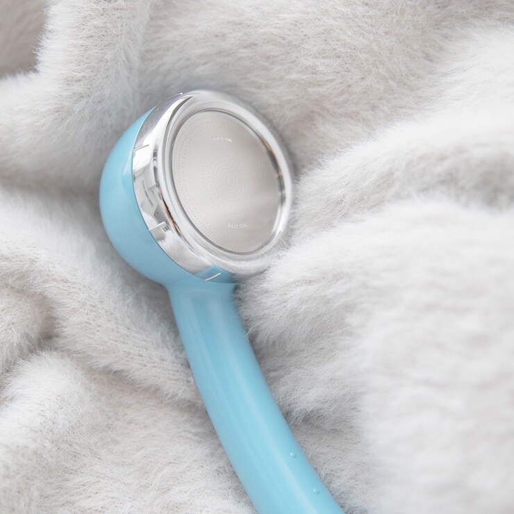 amane 極細省水高壓淋浴蓮蓬頭 馬卡龍藍版