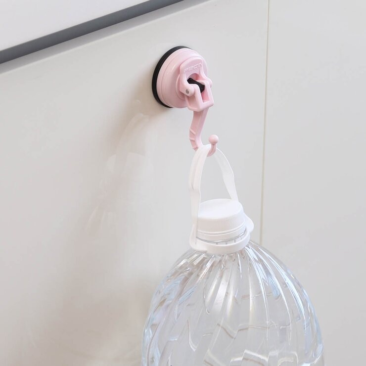 FECA 吸盤式彩色掛勾 5入組