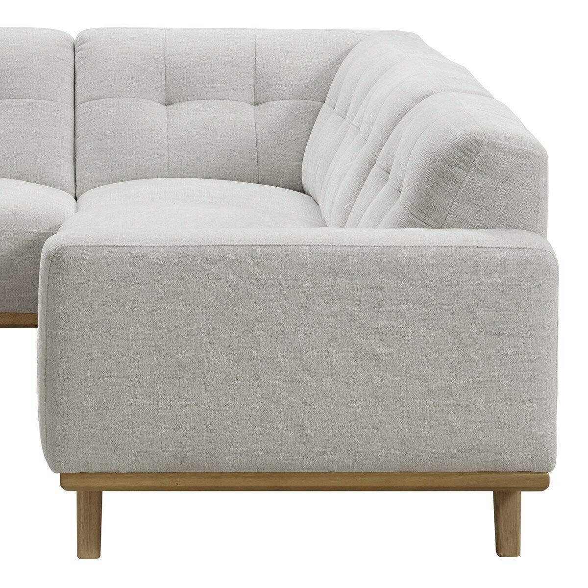 Aiden & Ivy 布面L型沙發